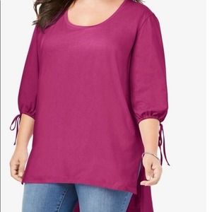Roaman’s Tie-Sleeve Tunic 22/24